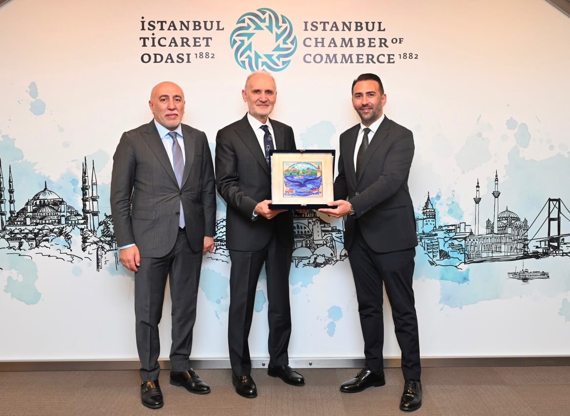 Mesut Kökçü pays a visit to İTO President Şekip Avdagiç