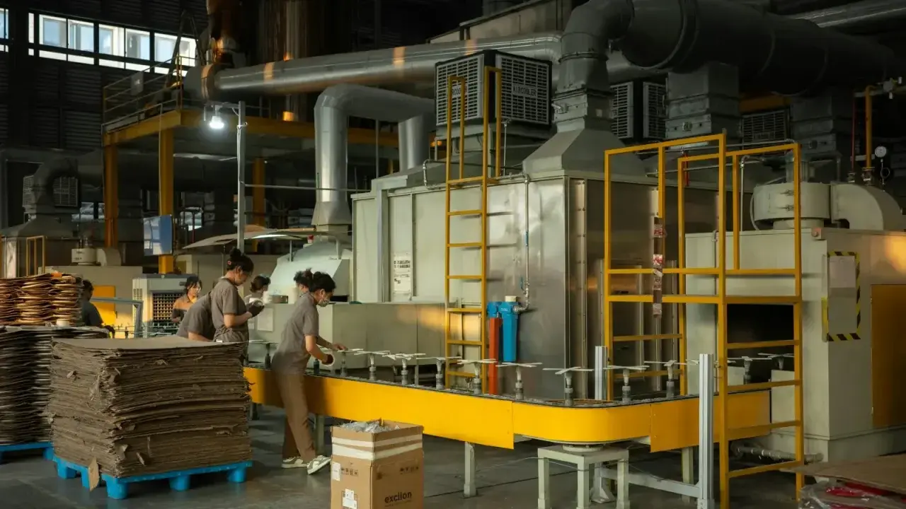 Factory with boxes and machinery, illustrating manufacturing and product liability exposure
