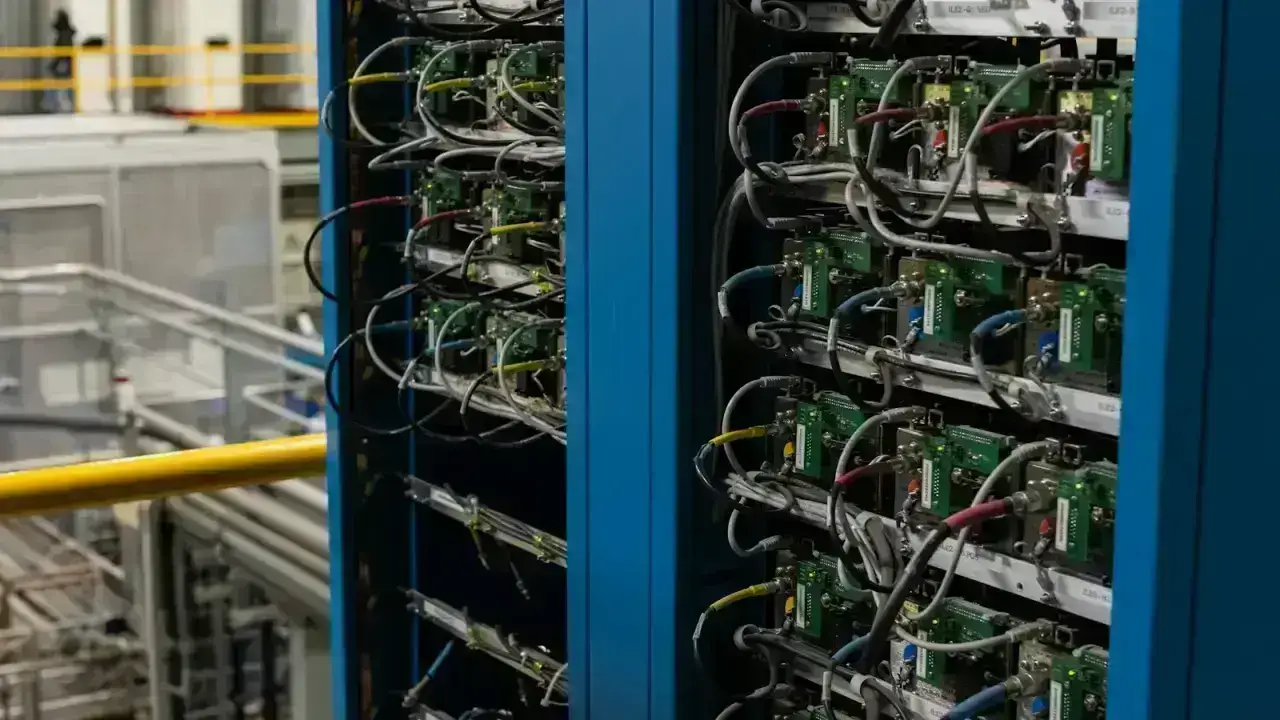 Rows of data-center servers illustrating cyber business interruption and network outage insurance coverage