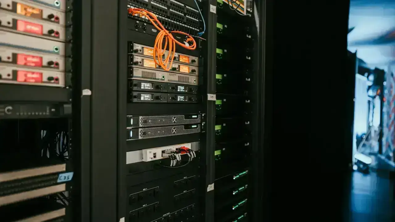Server racks in a data center, illustrating cyber insurance retentions, deductibles, limits and sublimits